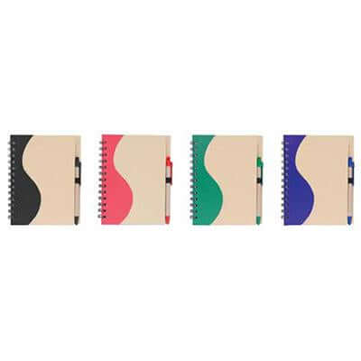 Eco Cover Notepad with Pen by Corporate Gift Store Singapore