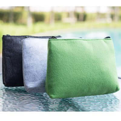 Eco Friendly Wool Felt Accessories Pouch by Corporate Gift Store Singapore