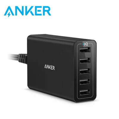 Anker PowerPort 5 40W 5-Port USB Charger by Corporate Gift Store Singapore