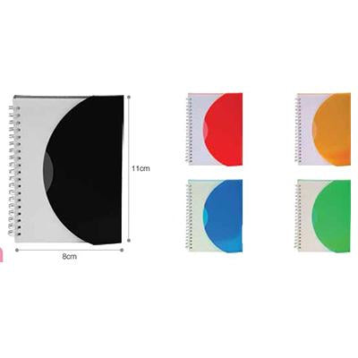 Pocket Size Plastic Cover Notebook by Corporate Gift Store Singapore