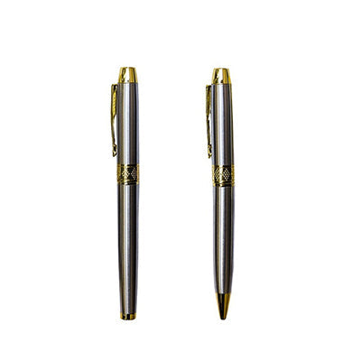 Silver with Gold Metal Pen by Corporate Gift Store Singapore