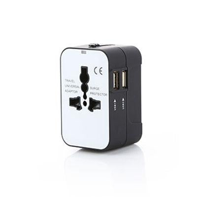 Dual USB Port Travel Adapter by Corporate Gift Store Singapore