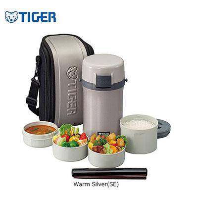 Tiger Lunch Box 4 Containers with Carrier LWE-F | gifts shop