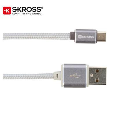 SKROSS Micro USB Cable - Steel Line by Corporate Gift Store Singapore