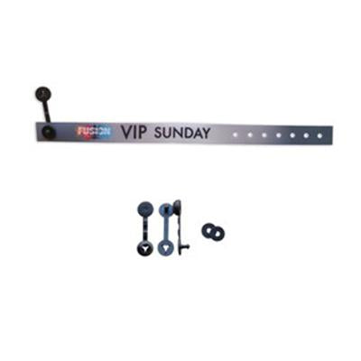 Satin Wristbands with Plastic Clip by Corporate Gift Store Singapore