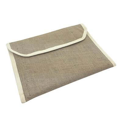 Eco Friendly A4 Jute Document Folder by Corporate Gift Store Singapore