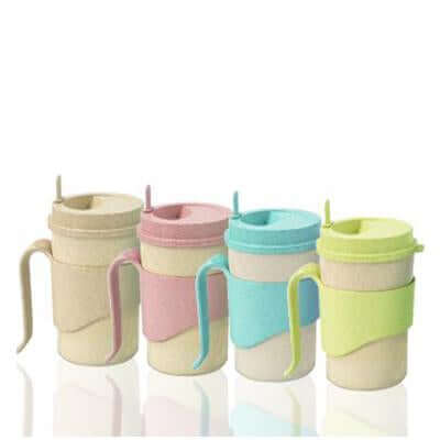 Eco Friendly Biodegradable Wheat Straw Coffee Mug by Corporate Gift Store Singapore