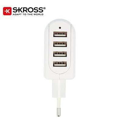 SKROSS 4 Port USB Charger - EURO | gifts shop