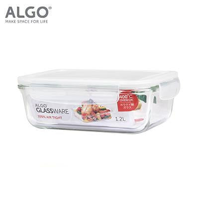 Algo Rectangular 1200ml Glass Container | gifts shop