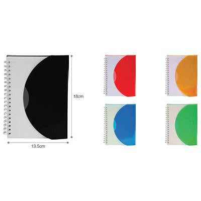 A5 Size Plastic Cover Notebook by Corporate Gift Store Singapore