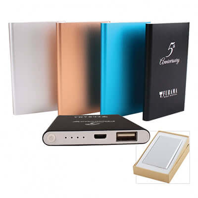 5000mah Aluminum Powerbank by Corporate Gift Store Singapore