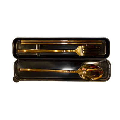 Rose Gold Cutlery Set by Corporate Gift Store Singapore