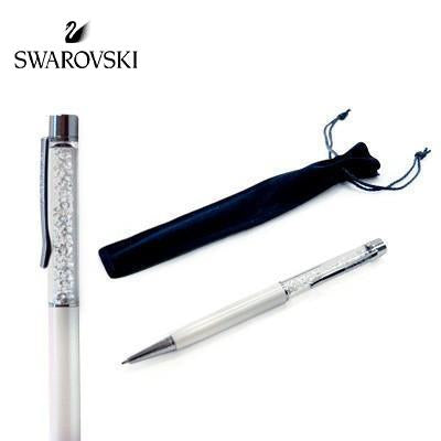 Swarovski Crystalline Lady Ballpoint Pen in White Pearl | gifts shop
