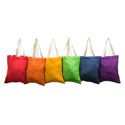 Eco Friendly Colour Jute Tote Bag by Corporate Gift Store Singapore