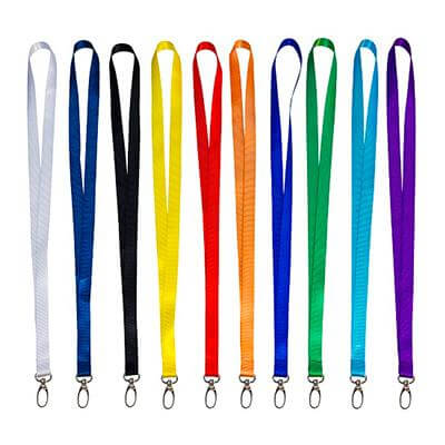 15mm Nylon Lanyard with Oval Hook by Corporate Gift Store Singapore
