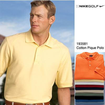 Nike Cotton Pique Golf Polo Shirt by Corporate Gift Store Singapore