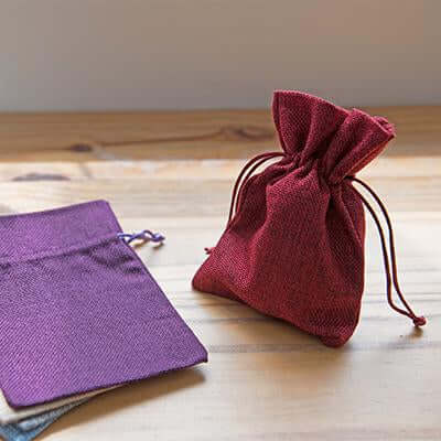 Eco Friendly Jute Accessories Pouch by Corporate Gift Store Singapore