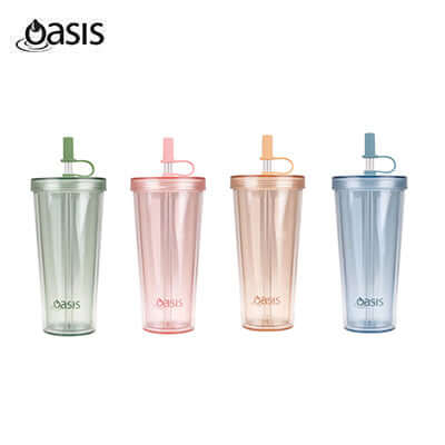 Oasis Insulated Smoothie Tumbler with Straw 520ML by Corporate Gift Store Singapore