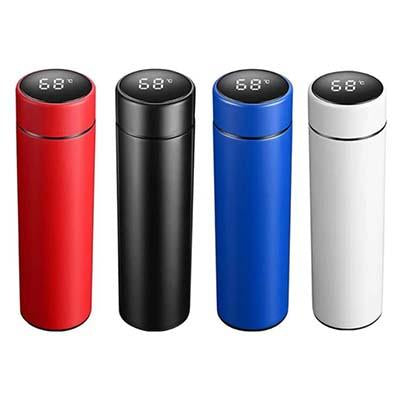LED Temperature Display Stainless Steel Tumbler by Corporate Gift Store Singapore