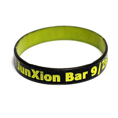 Custom Colour Coated Silicone Wristband by Corporate Gift Store Singapore
