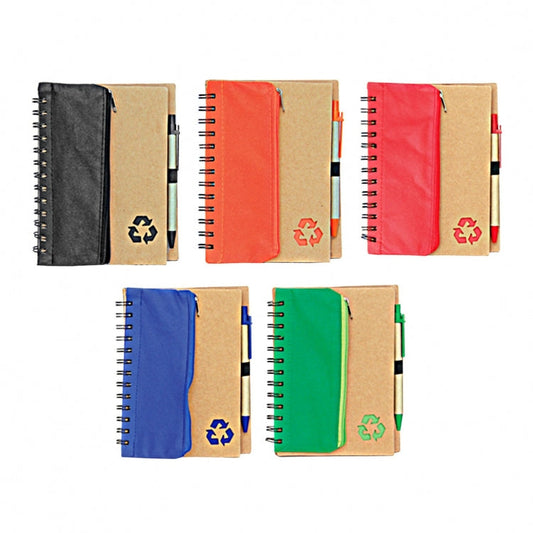 Eco Notebook with Stationary Pouch by Corporate Gift Store Singapore