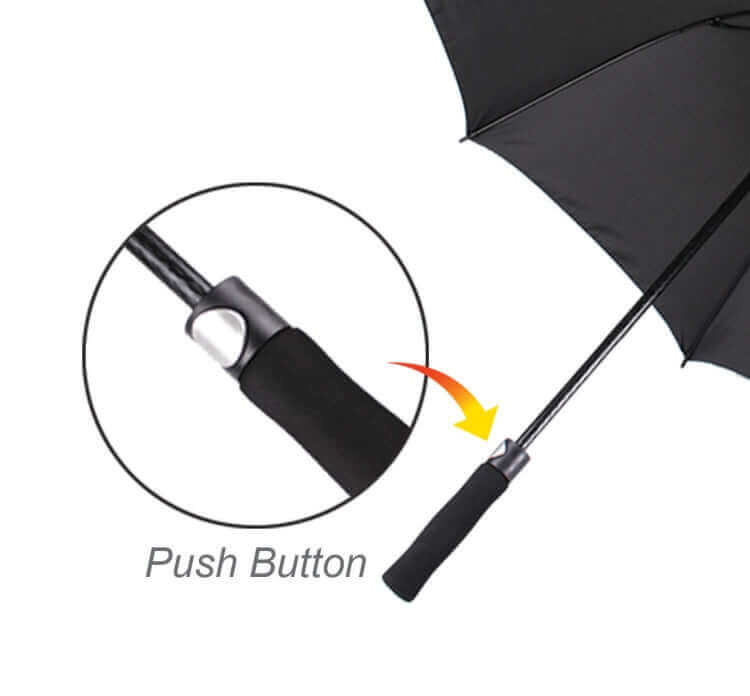 30'' Black Umbrella by Corporate Gift Store Singapore
