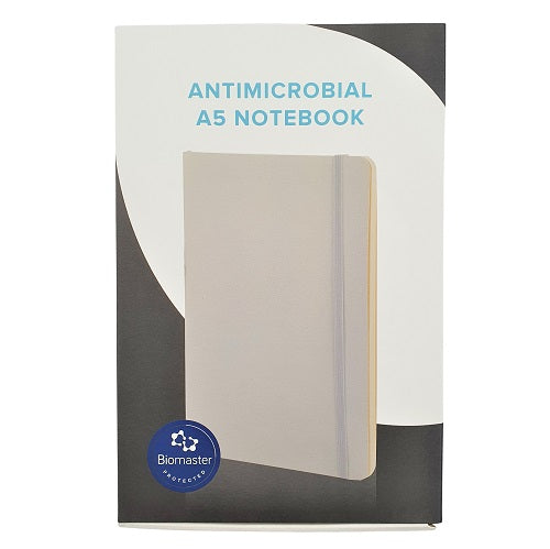 A5 Anti-Bacterial Soft PU Notebook by Corporate Gift Store Singapore