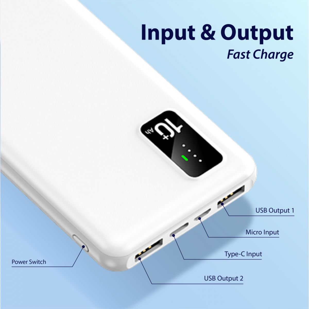 WirelessPower 10000mah Powerbank by Corporate Gift Store Singapore