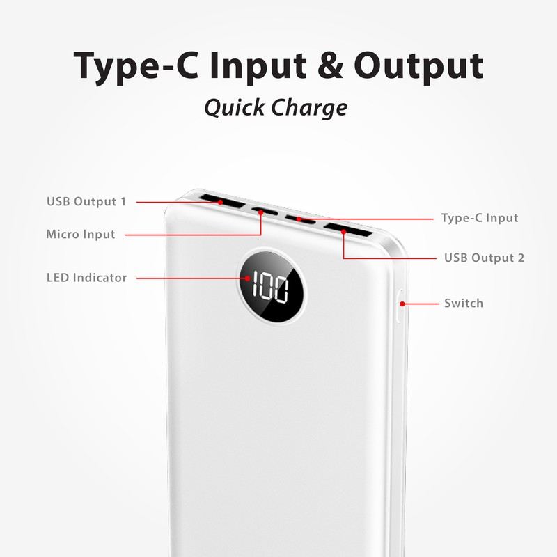Quick Power 22.5W Super Charge 10000mAh Powerbank by Corporate Gift Store Singapore