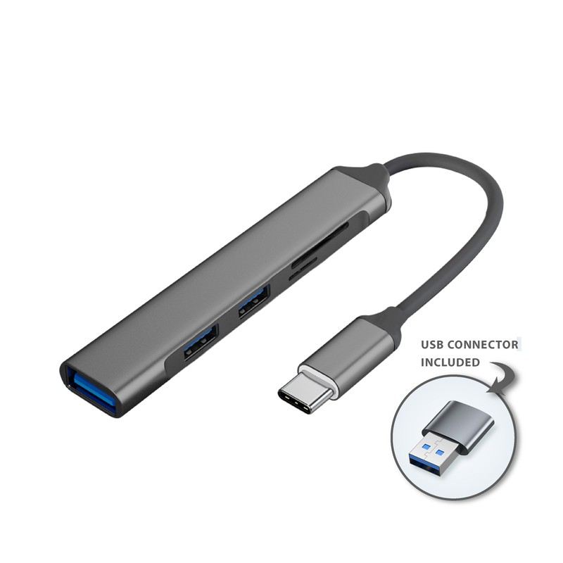 Ultra Slim 5 Ports USB Hub by Corporate Gift Store Singapore
