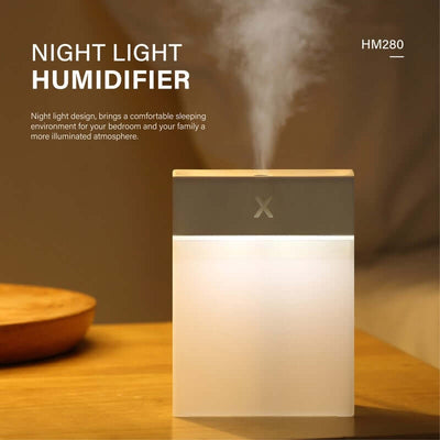 280ml Mini Humidifier with Night Light