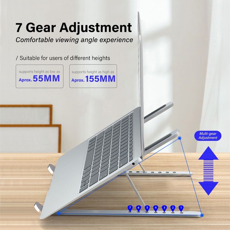 Aluminium Foldable Laptop Stand by Corporate Gift Store Singapore
