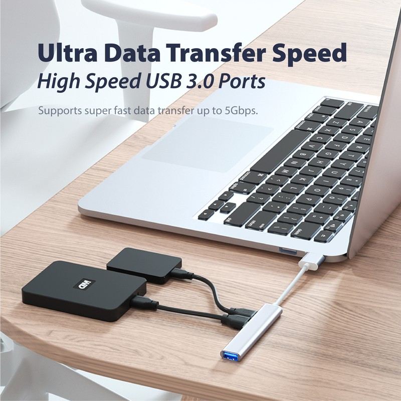 High Speed 4 Port USB Hub by Corporate Gift Store Singapore