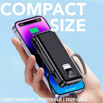 22.5W Quick Charge Powerbank with Built-in Cable by Corporate Gift Store Singapore