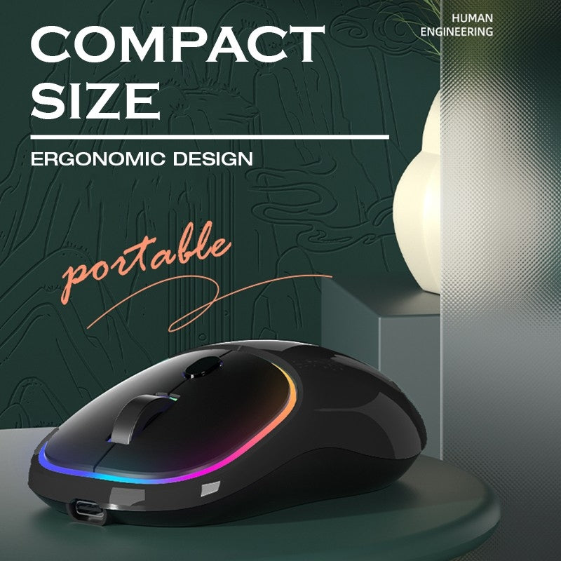 Rechargeable Wireless Mouse with Ergonomic Stressless Gripping by Corporate Gift Store Singapore