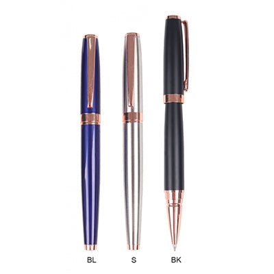 Metal Pen with Rose Gold Clip