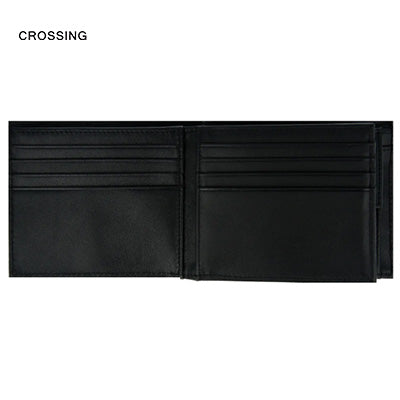 Crossing Infinite Bi-Fold Leather Wallet With Flap And Coin Pouch RFID