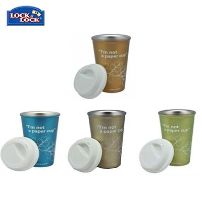 Lock & Lock New Stainless Steel Eco-Friendly Mug 440ml by Corporate Gift Store Singapore