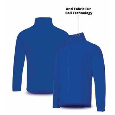Collar Fleece Zip Up Jacket (Unisex) by Corporate Gift Store Singapore