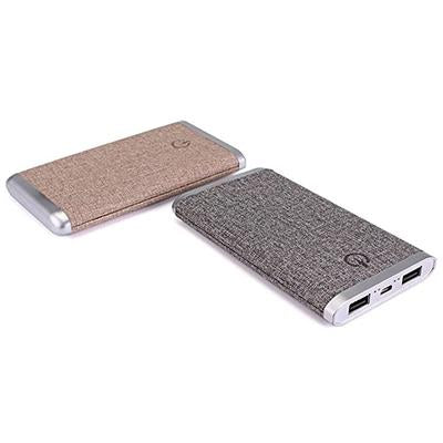 Linen Fabric Power Bank by Corporate Gift Store Singapore
