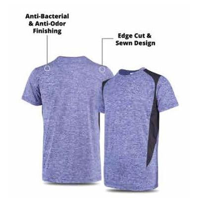 Ultifresh Heather Edge Crew Neck T-Shirt (Unisex) by Corporate Gift Store Singapore