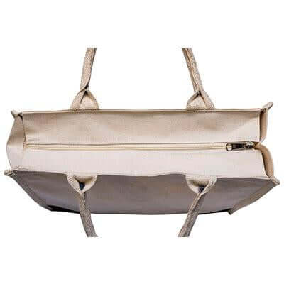 Laminated Canvas Bag with Zip by Corporate Gift Store Singapore