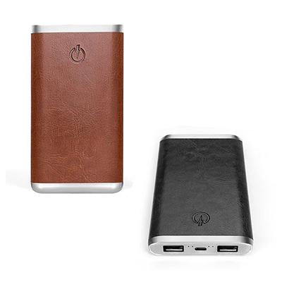 PU Leather Power Bank by Corporate Gift Store Singapore