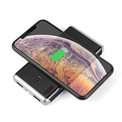 PU Leather 10000mAh Wireless Power Bank by Corporate Gift Store Singapore