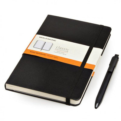 MOLESKINE A5 Notebook with Roller Pen Set | gifts shop