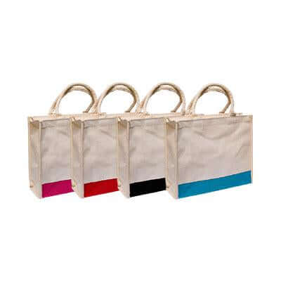 Laminated Canvas Bag with Zip | gifts shop