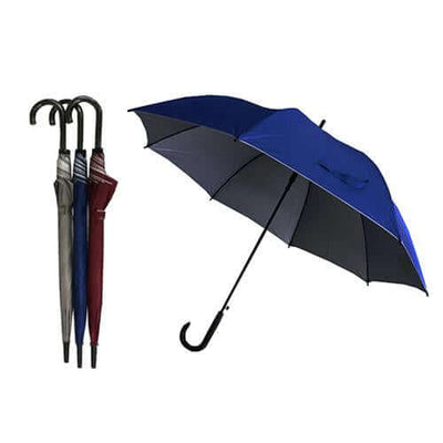 27inch Auto Silver Coated Golf Umbrella | gifts shop