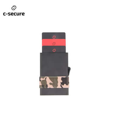 C-Secure Aluminum Cardholder With Money Band by Corporate Gift Store Singapore