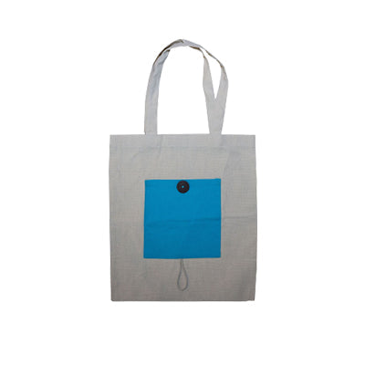 Foldable Cotton Bag with Button