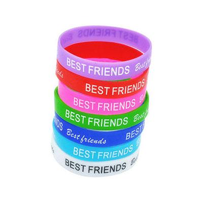 Custom Silkscreen Silicone Wristband by Corporate Gift Store Singapore